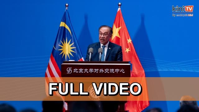 [Full Video] PM Anwar Ibrahim delivers speech at Peking University, China