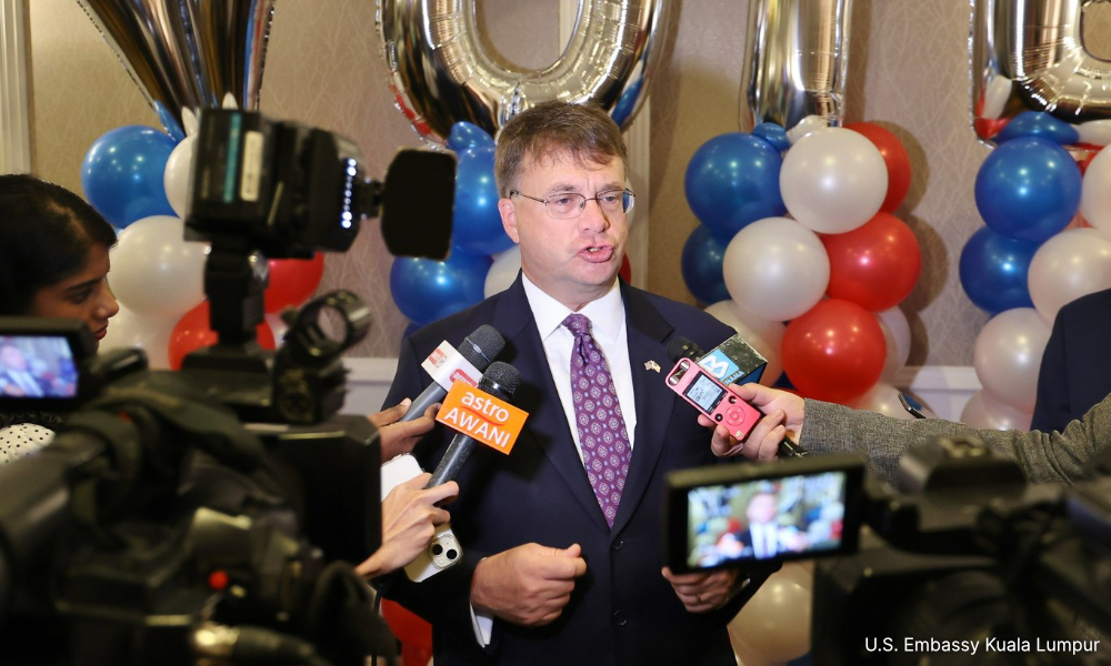 Americans gather in KL for tense US presidential polls watch