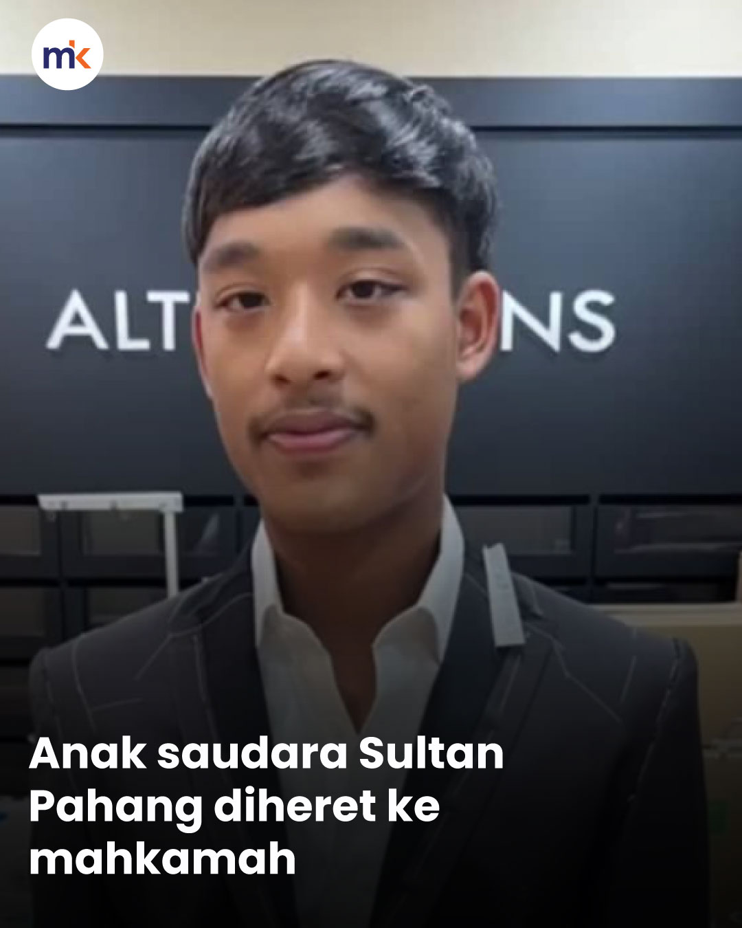 Anak saudara Sultan Pahang diheret ke mahkamah