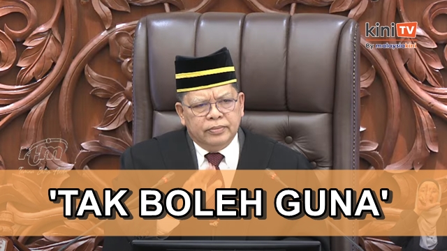 Perkataan 'kurang ajar' dilarang ketika berbahas mulai hari ini - Speaker