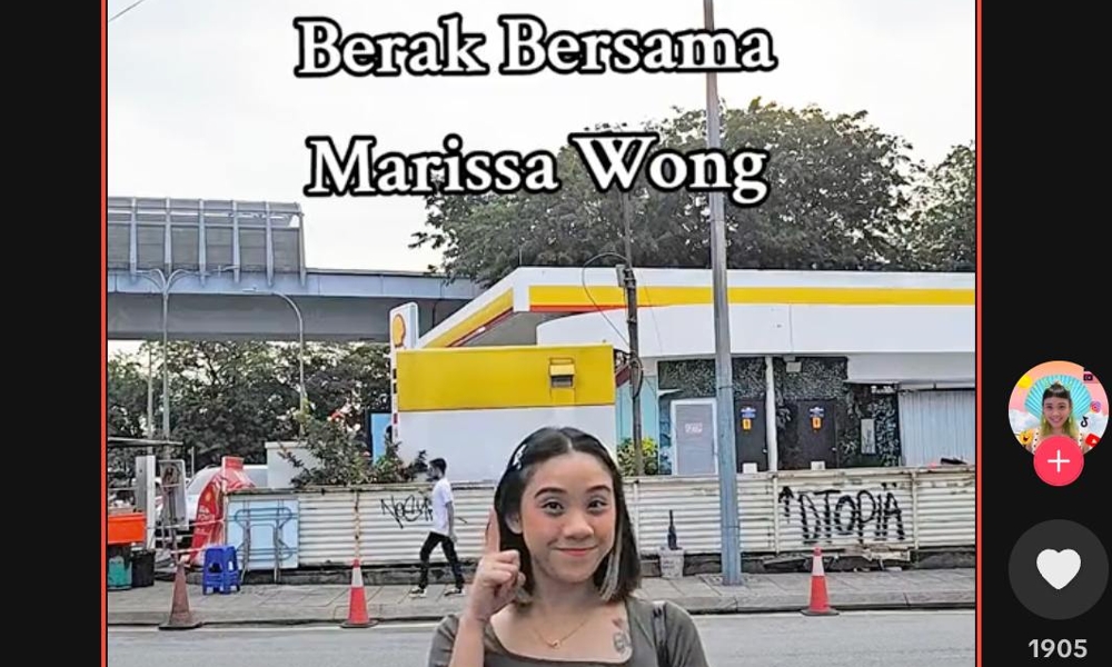 Gadis ulas tandas tular di TikTok