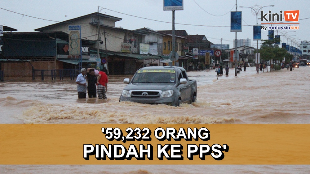 Mangsa banjir di beberapa negeri meningkat, Kelantan tertinggi