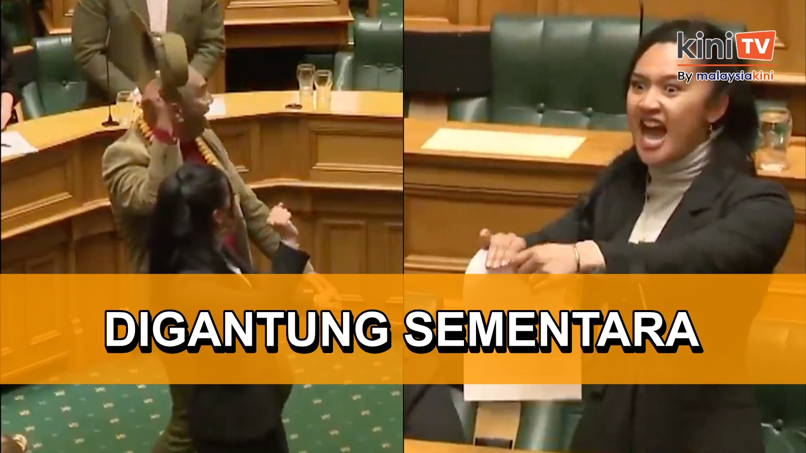 MP New Zealand lakukan tarian haka tanda bantahan pada sidang Parlimen