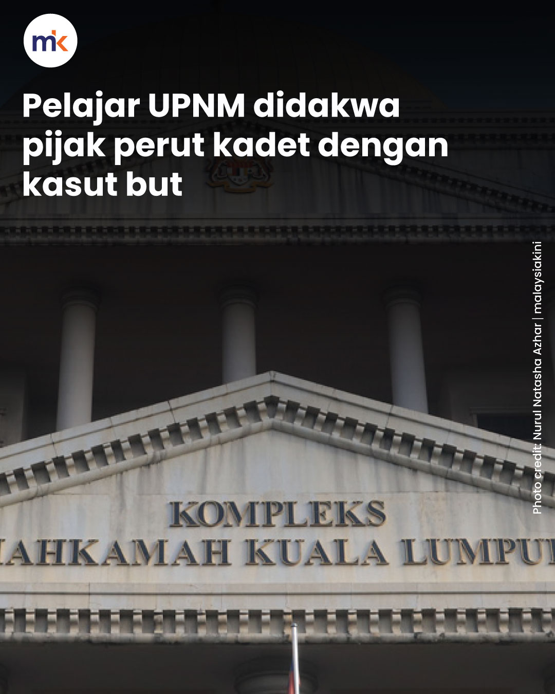 Pelajar UPNM didakwa pijak perut kadet dengan kasut but