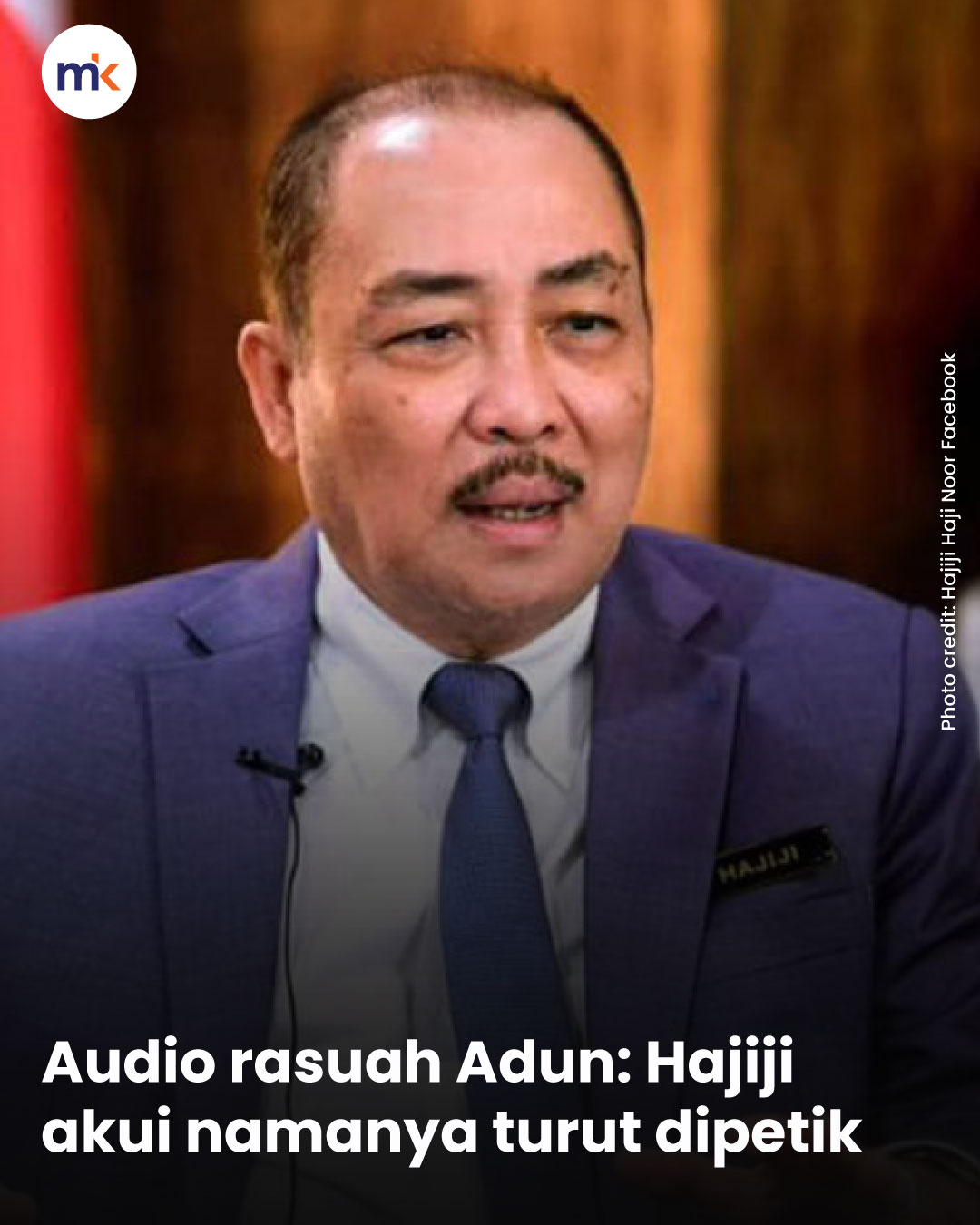 Audio rasuah Adun: Hajiji akui namanya turut dipetik