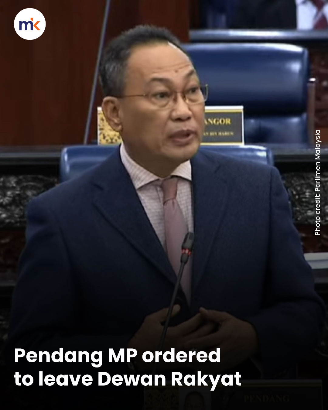 Pendang MP ordered to leave Dewan Rakyat