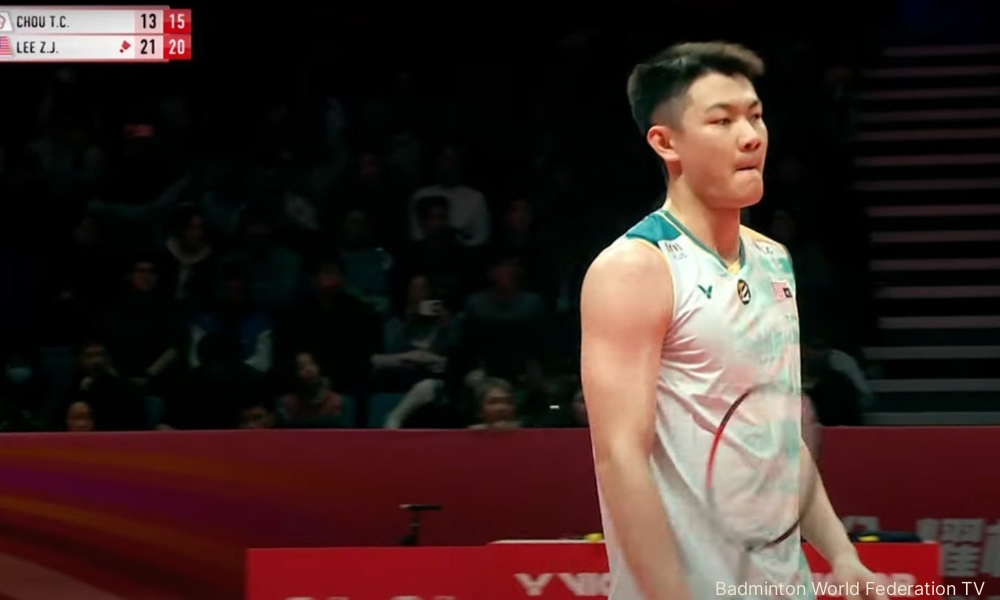 Zii Jia's sponsor apologises over upside down flag on jersey