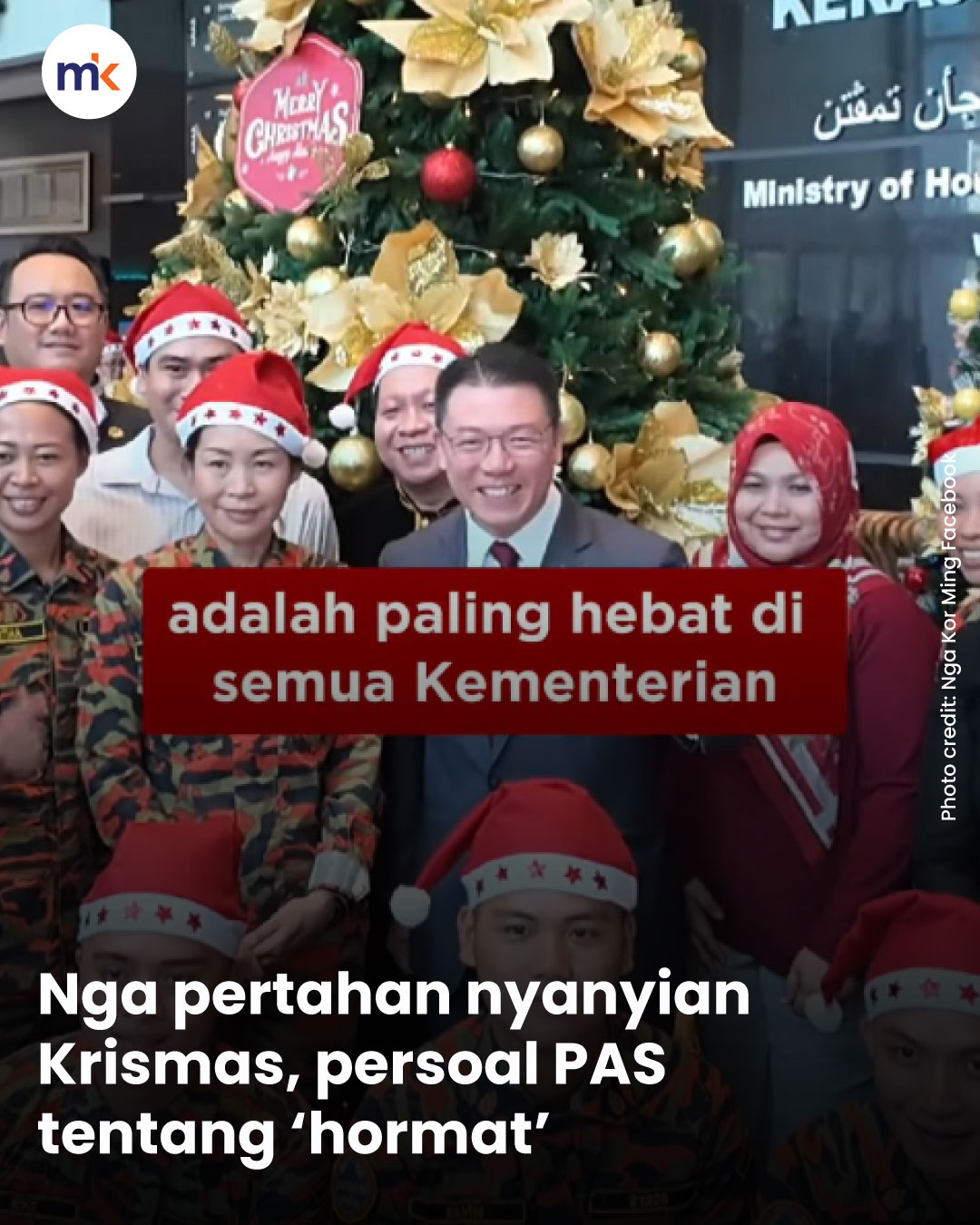 Nga pertahan nyanyian Krismas, persoal PAS tentang ‘hormat’