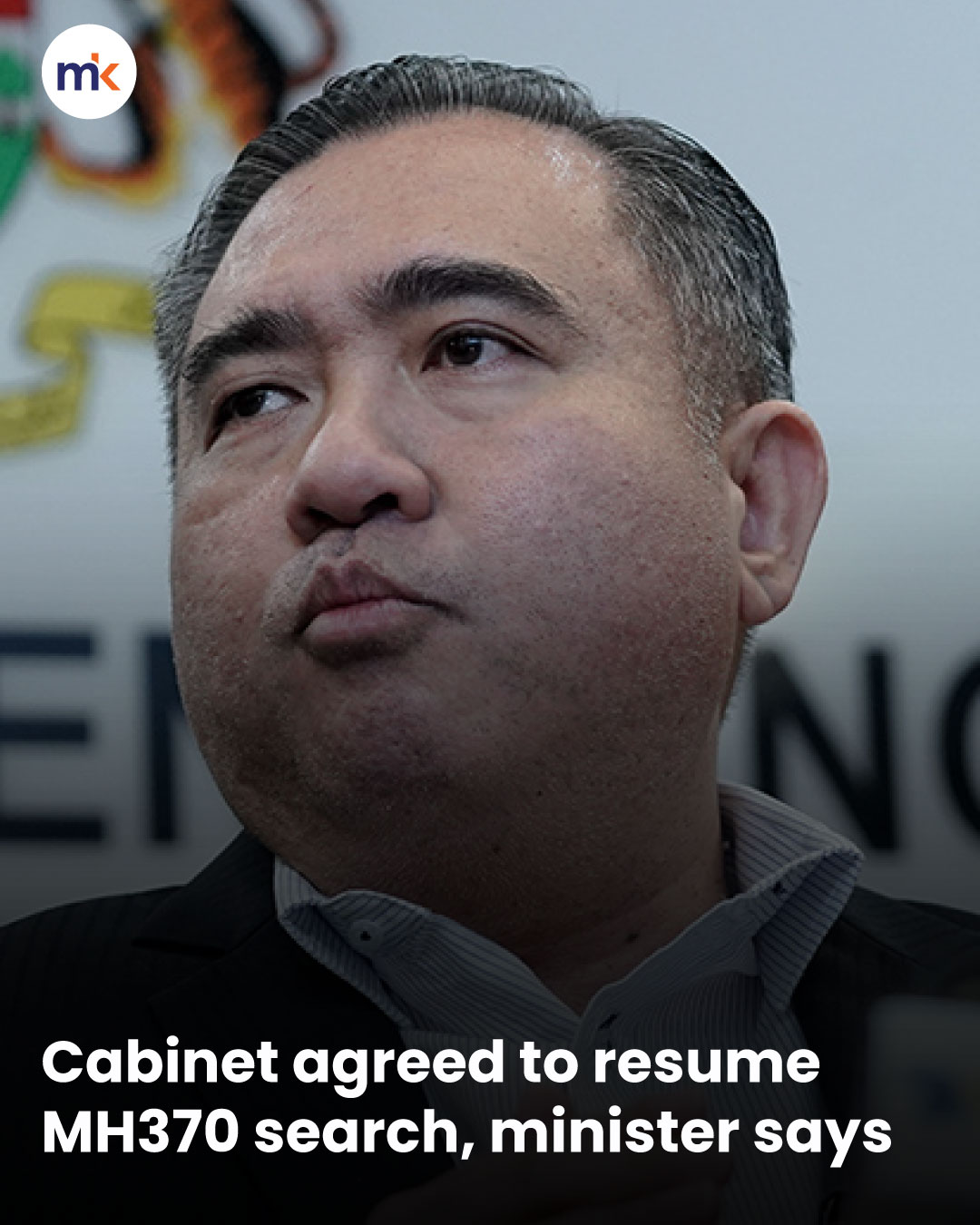 Cabinet agreed to resume MH370 search, minister says