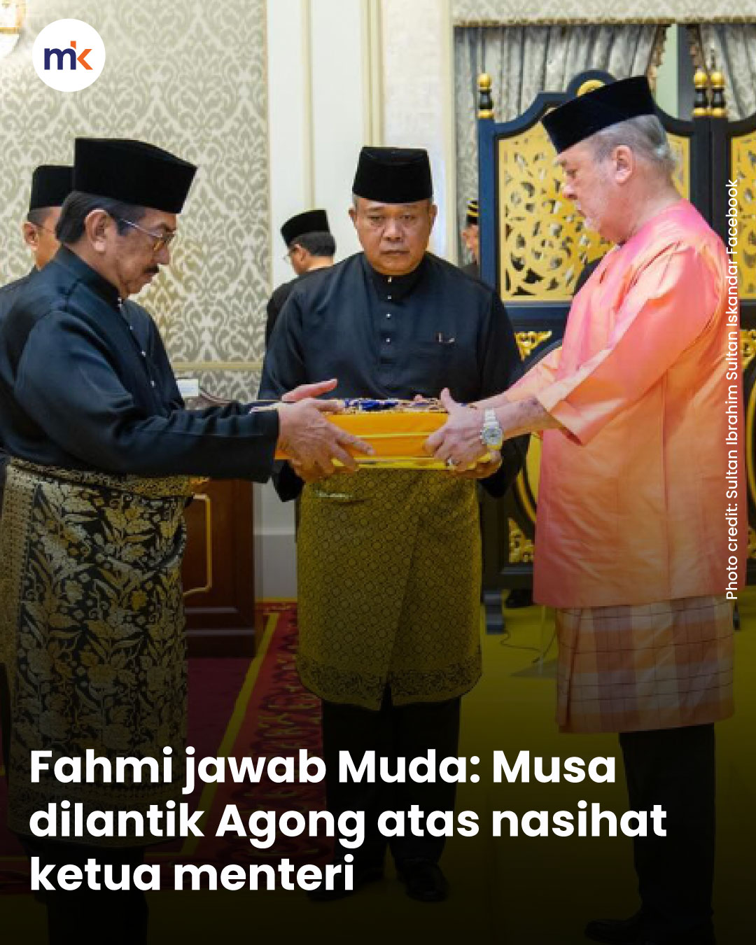 Fahmi jawab Muda: Musa dilantik Agong atas nasihat ketua menteri