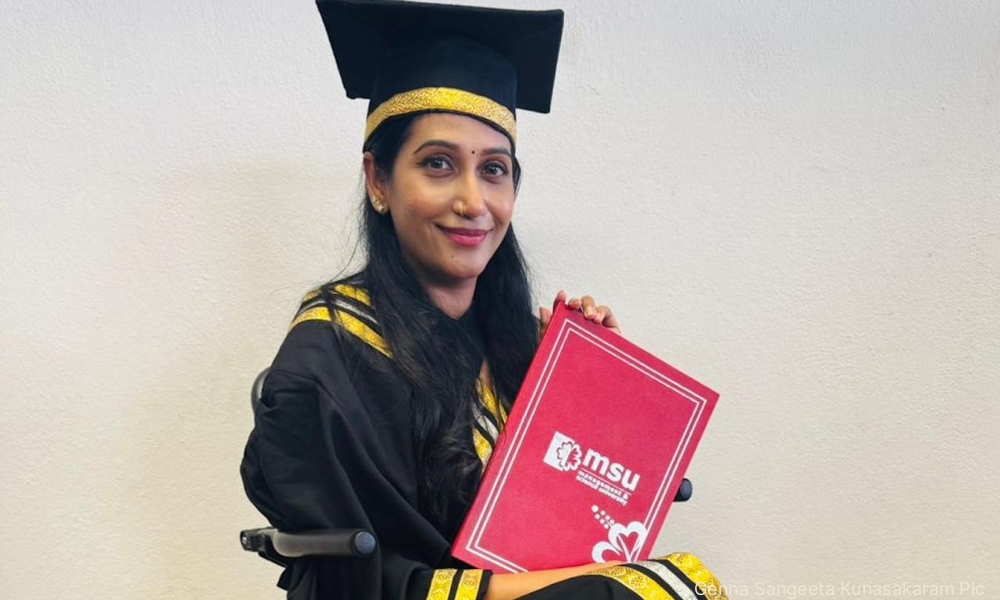 Masalah kesihatan bukan penghalang rangkul ijazah
