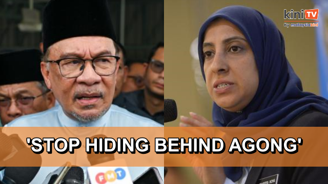 Latheefa slams Anwar: Stop passing the buck to Agong