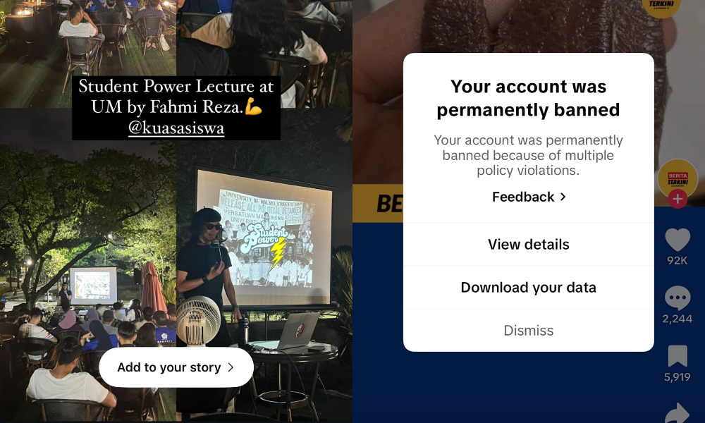 TikTok sekat akaun Fahmi Reza