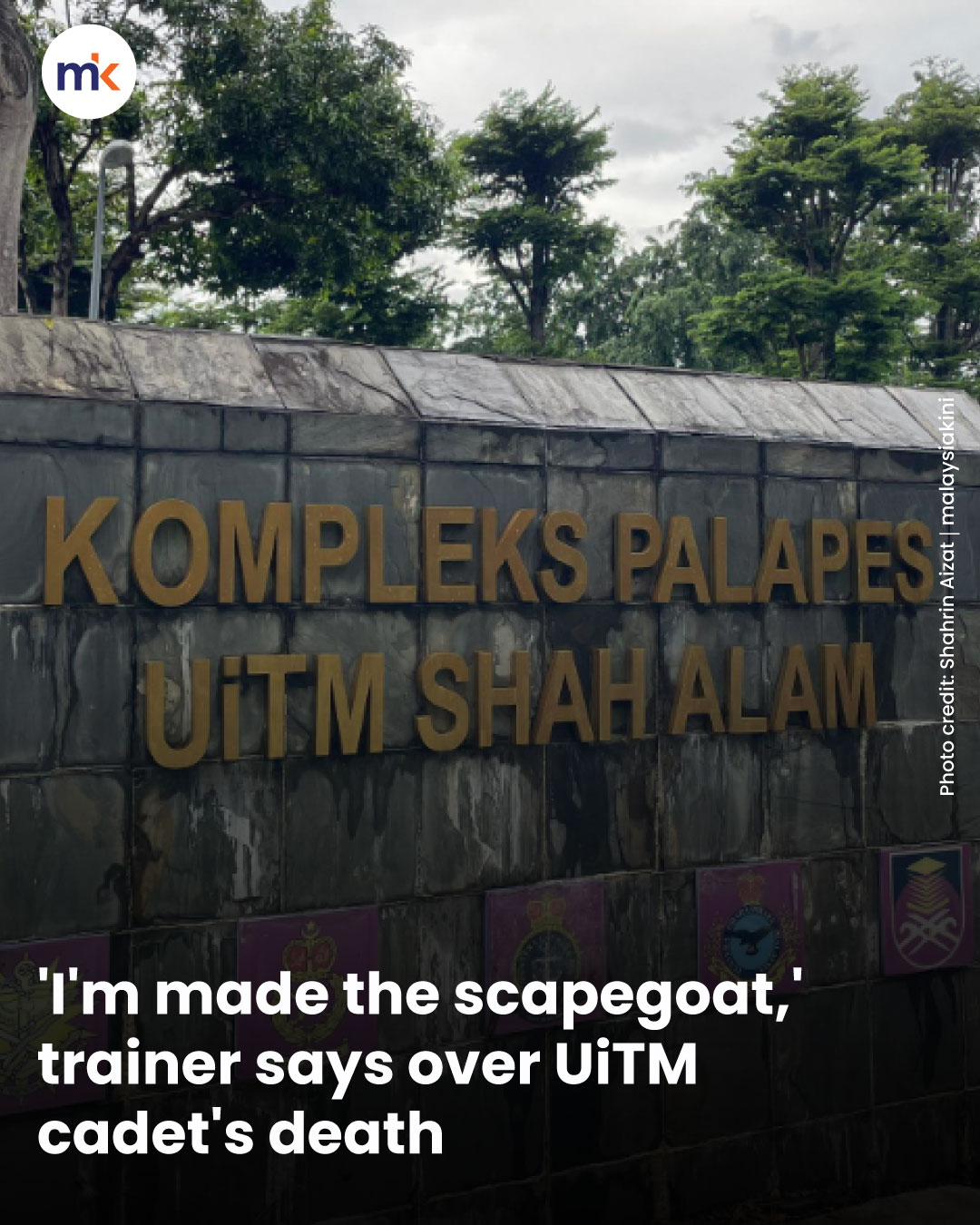 'I'm made the scapegoat,' trainer says over UiTM cadet's death