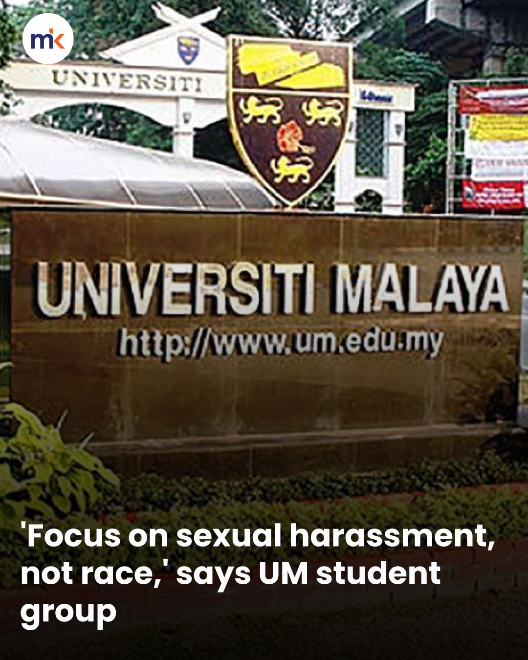 'Focus on sexual harassment, not race,' says UM student group