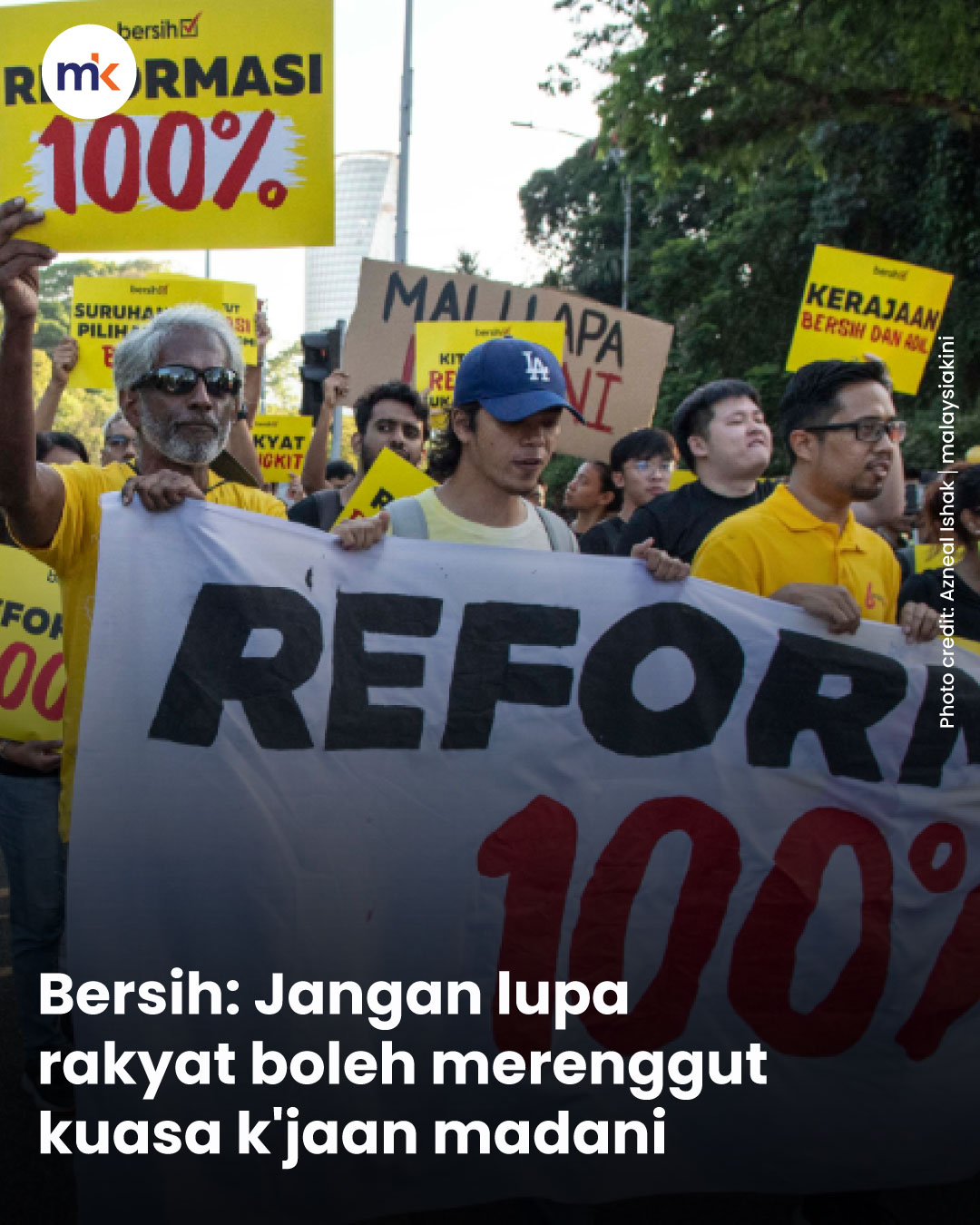 Bersih: Jangan lupa rakyat boleh merenggut kuasa k'jaan madani