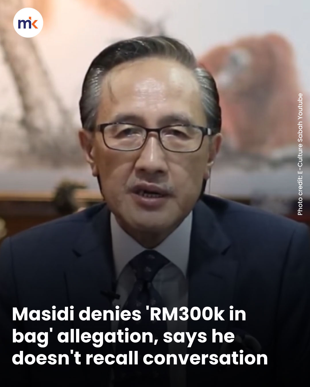 Masidi denies 'RM300k in bag' allegation, says he doesn't recall conversation