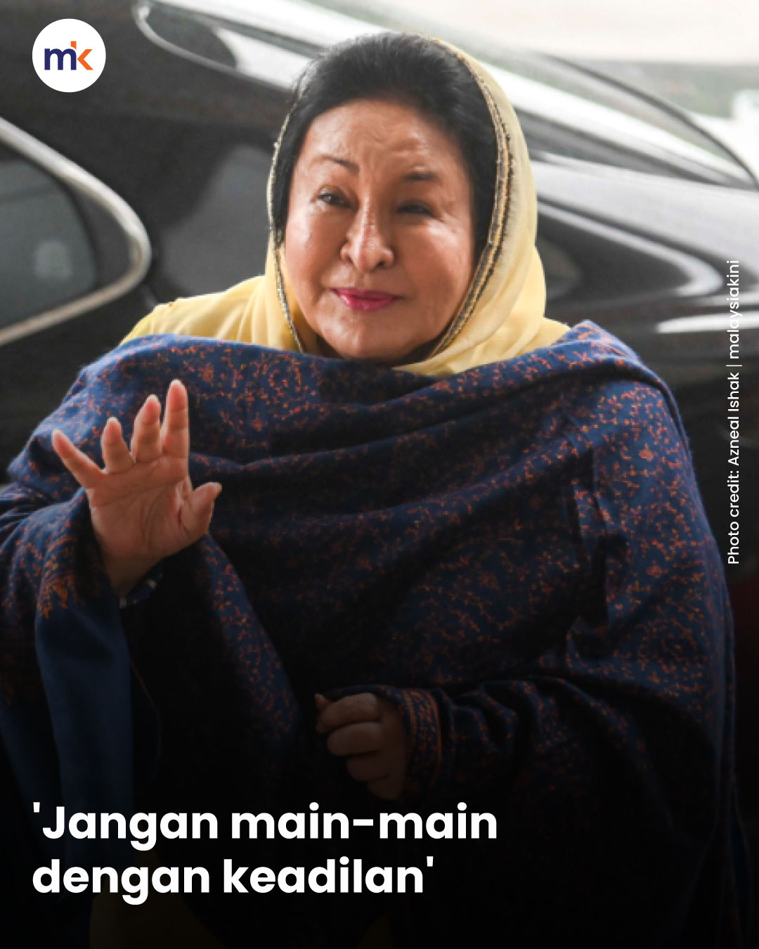 'Jangan main-main dengan keadilan'