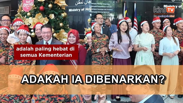 'Adakah sambutan Krismas dibenarkan di premis kerajaan?'