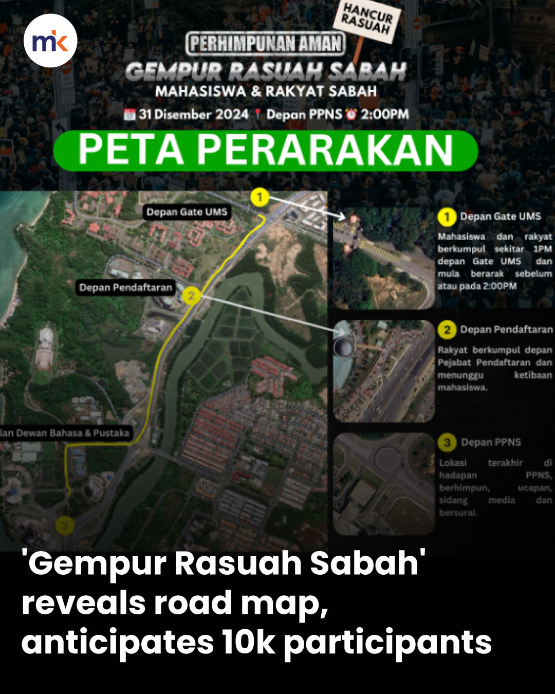 'Gempur Rasuah Sabah' reveals road map, anticipates 10k participants