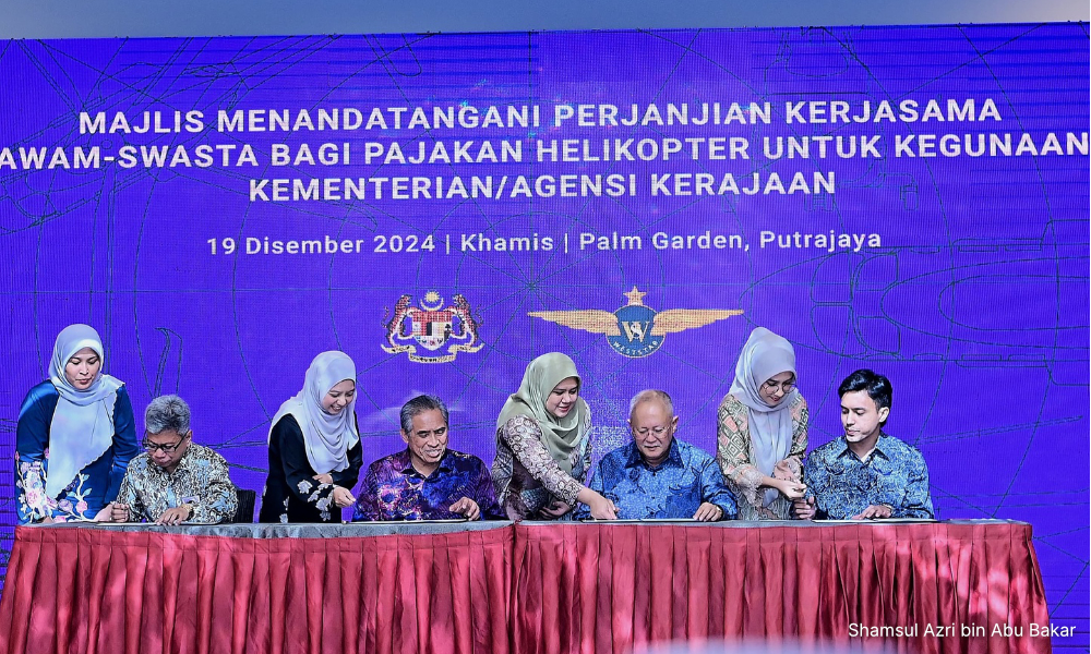 K'jaan meterai perjanjian dengan Weststar untuk pajakan helikopter