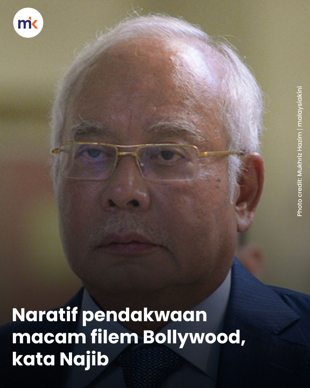 Naratif pendakwaan macam filem Bollywood, kata Najib