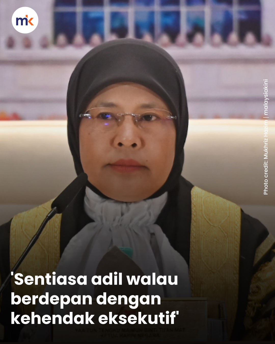 'Sentiasa adil walau berdepan dengan kehendak eksekutif'