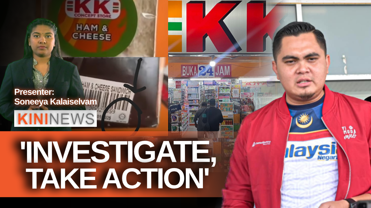 #KiniNews: Akmal sees red over KK Mart's 'ham' sandwich; KK Mart responds to issue