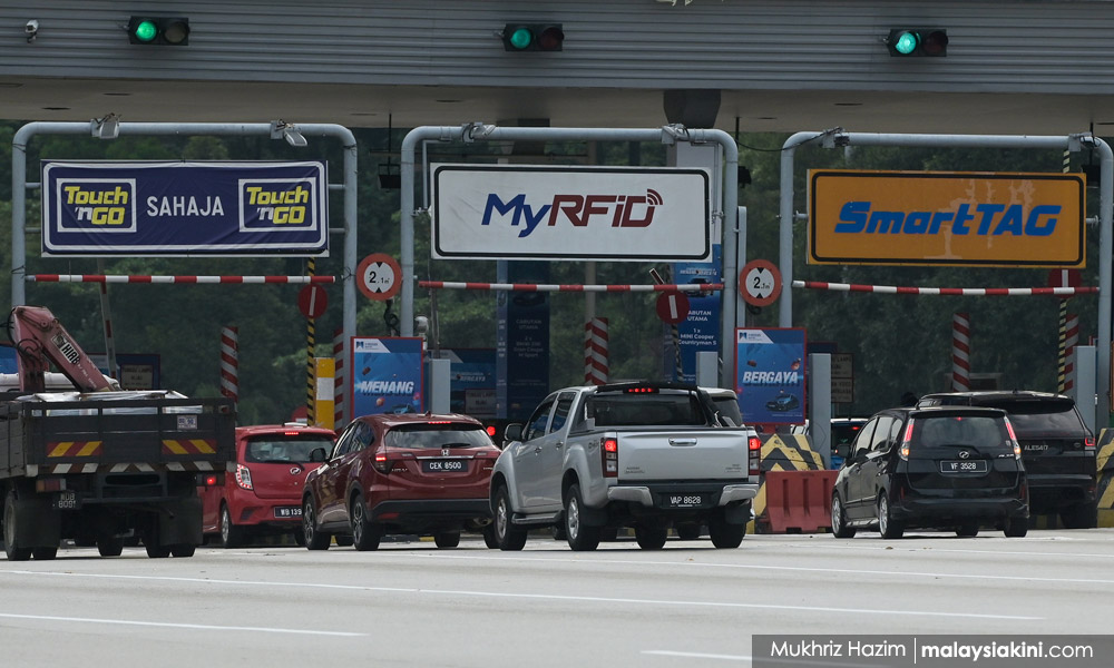 Tol 50% sempena Tahun Baru Cina