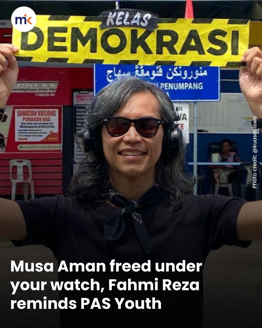 Musa Aman freed under your watch, Fahmi Reza reminds PAS Youth