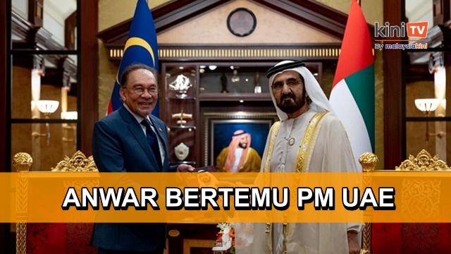 Anwar bertemu PM UAE di Istana Za’abeel, Dubai