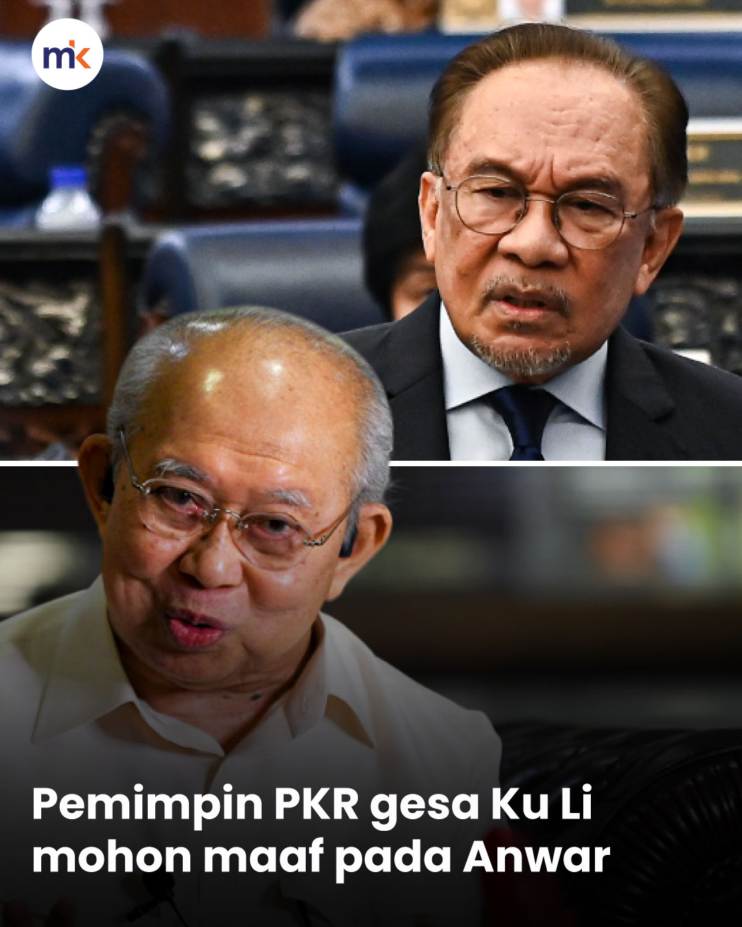 Pemimpin PKR gesa Ku Li mohon maaf pada Anwar