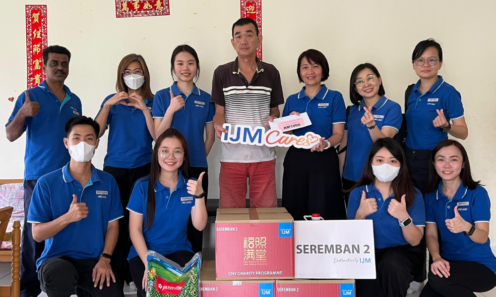 IJM Seremban 2 brightens Lunar New Year for underpriviledge families