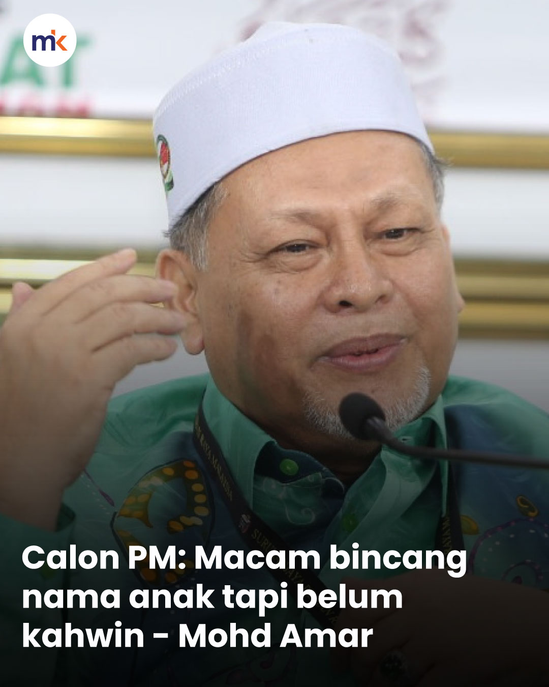 Calon PM: Macam bincang nama anak tapi belum kahwin - Mohd Amar