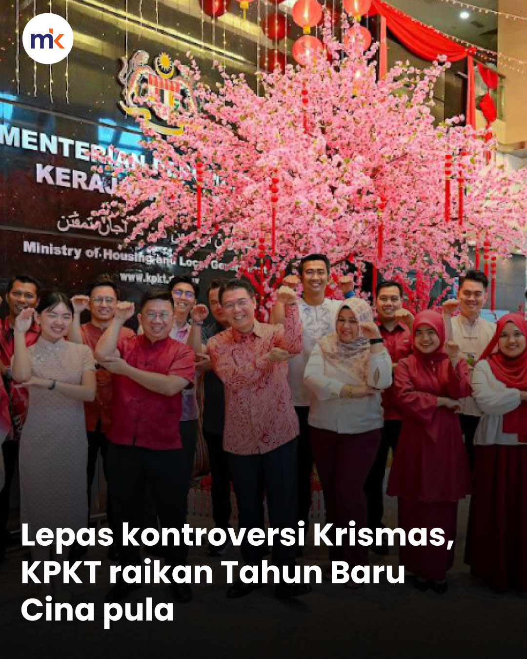 Lepas kontroversi Krismas, KPKT raikan Tahun Baru Cina pula