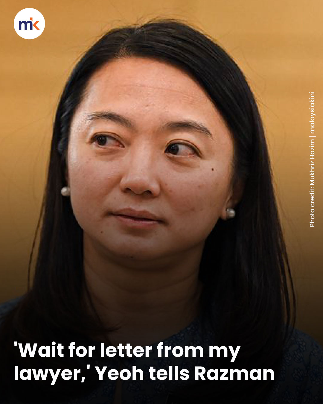 'Wait for letter from my lawyer,' Yeoh tells Razman
