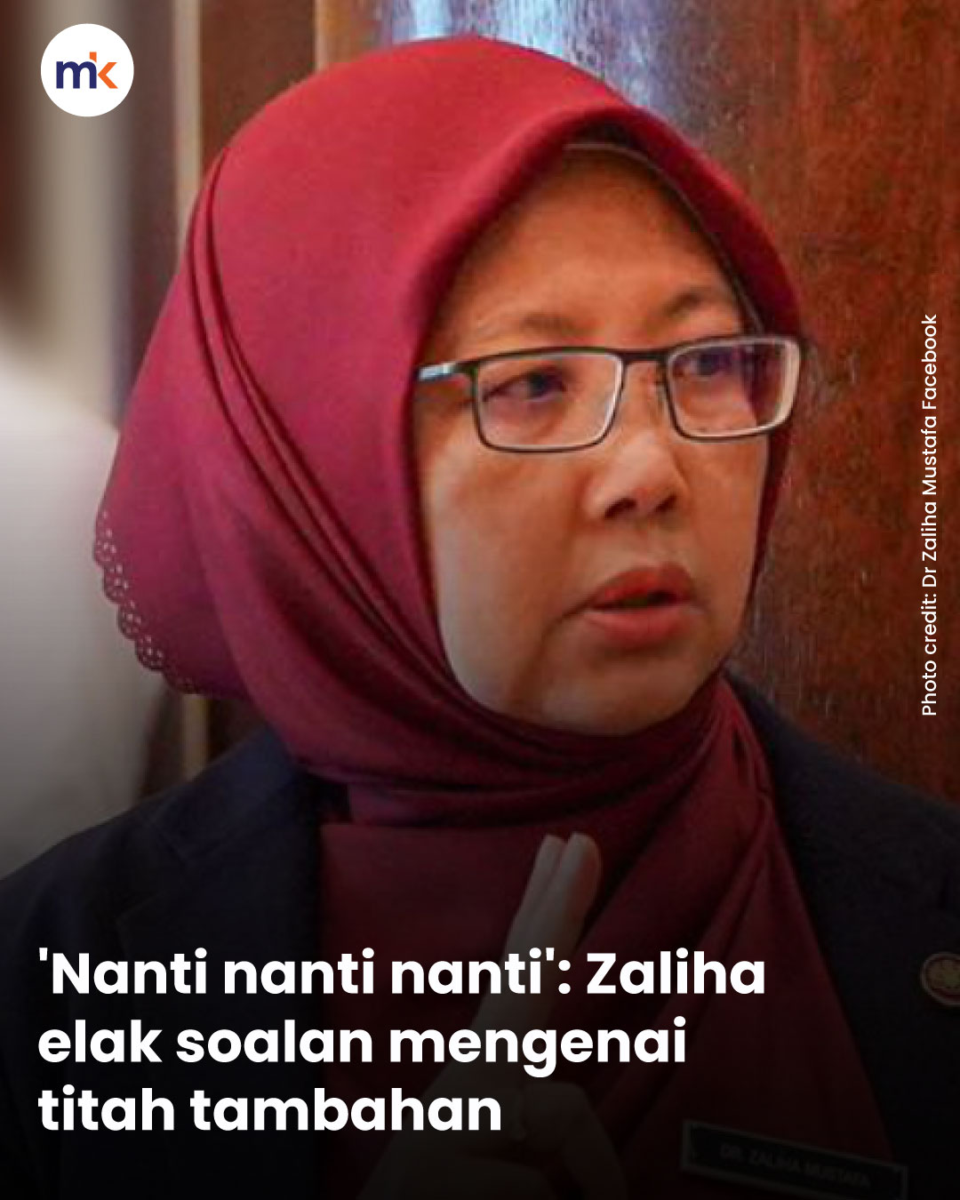 'Nanti nanti nanti': Zaliha elak soalan mengenai titah tambahan