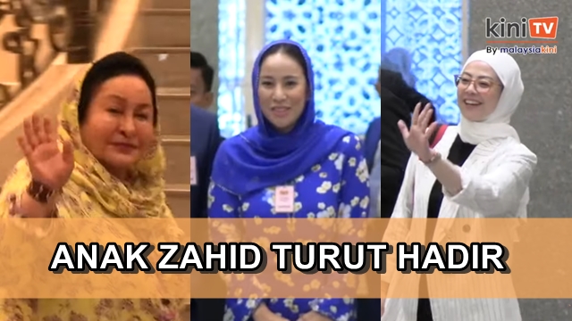 Titah adendum: Rosmah, anak Najib, anak Zahid hadir di Istana Kehakiman