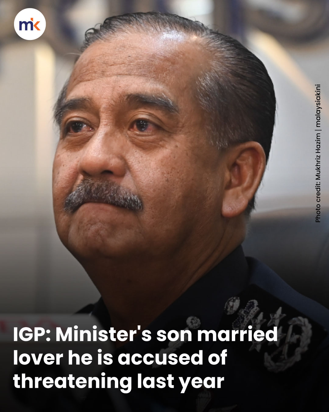 IGP: Minister's son married lover he is accused of threatening last year