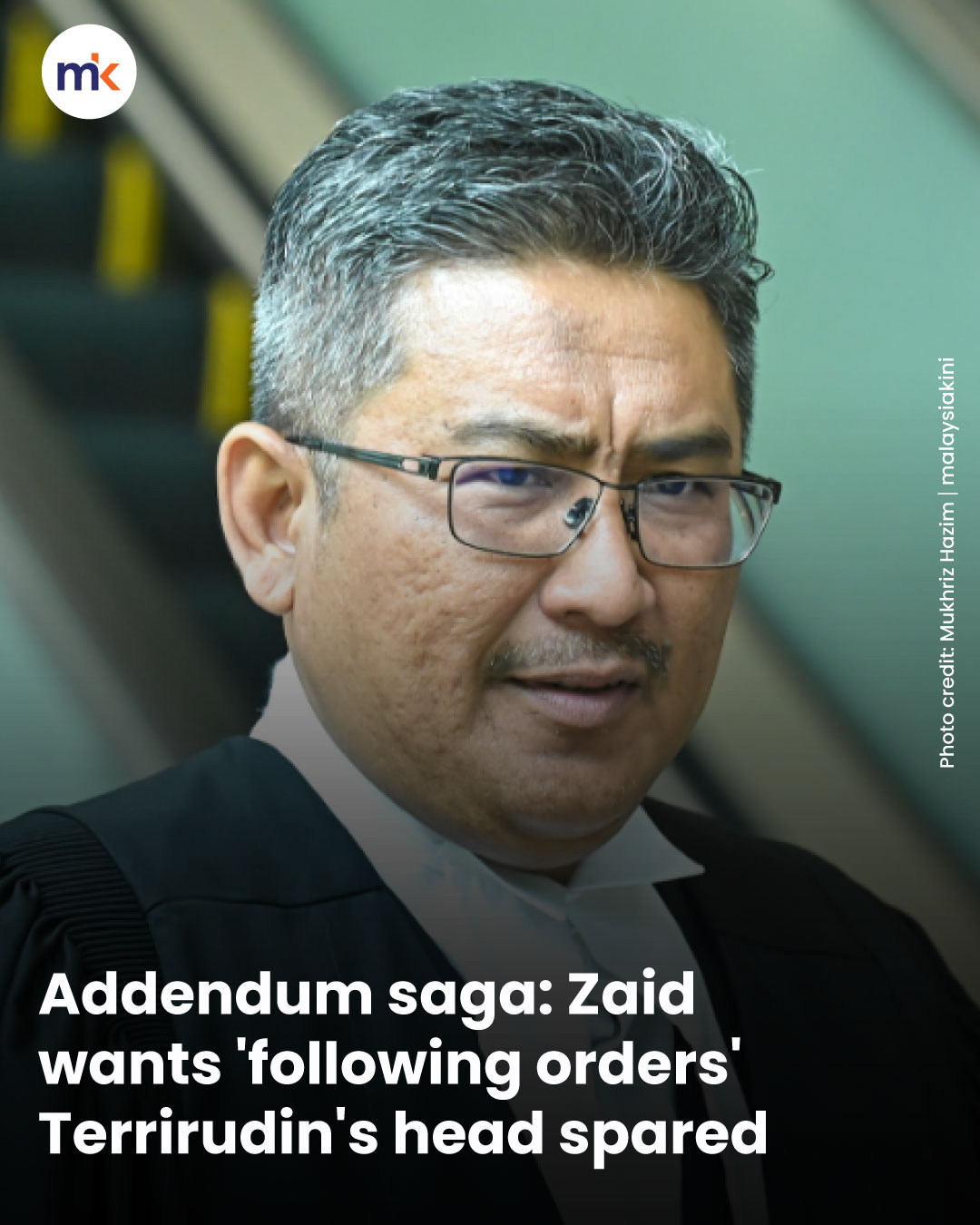 Addendum saga: Zaid wants 'following orders' Terrirudin's head spared