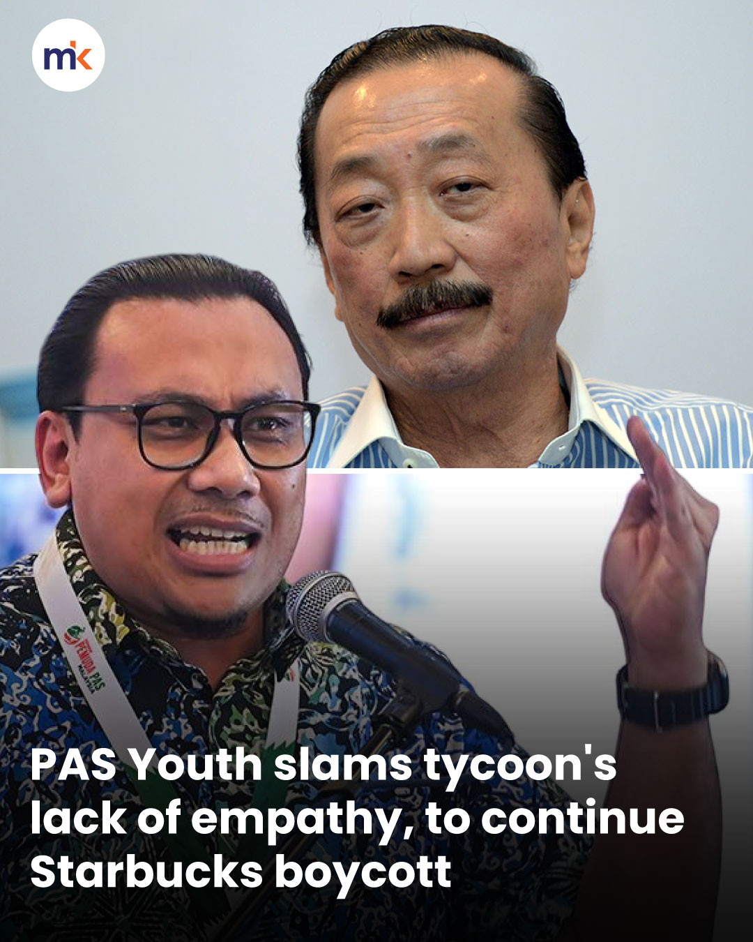 PAS Youth slams tycoon's lack of empathy, to continue Starbucks boycott
