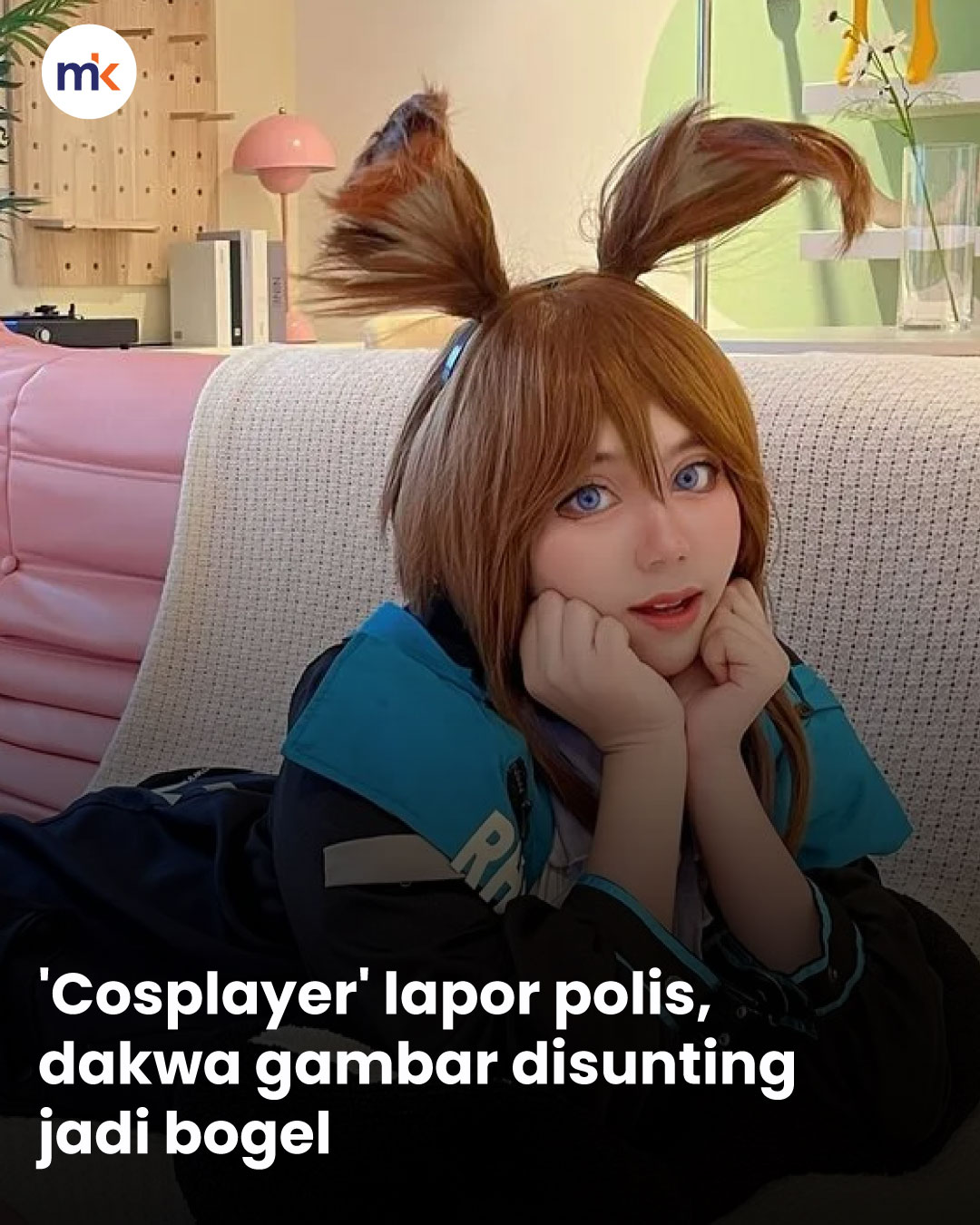'Cosplayer' lapor polis, dakwa gambar disunting jadi bogel