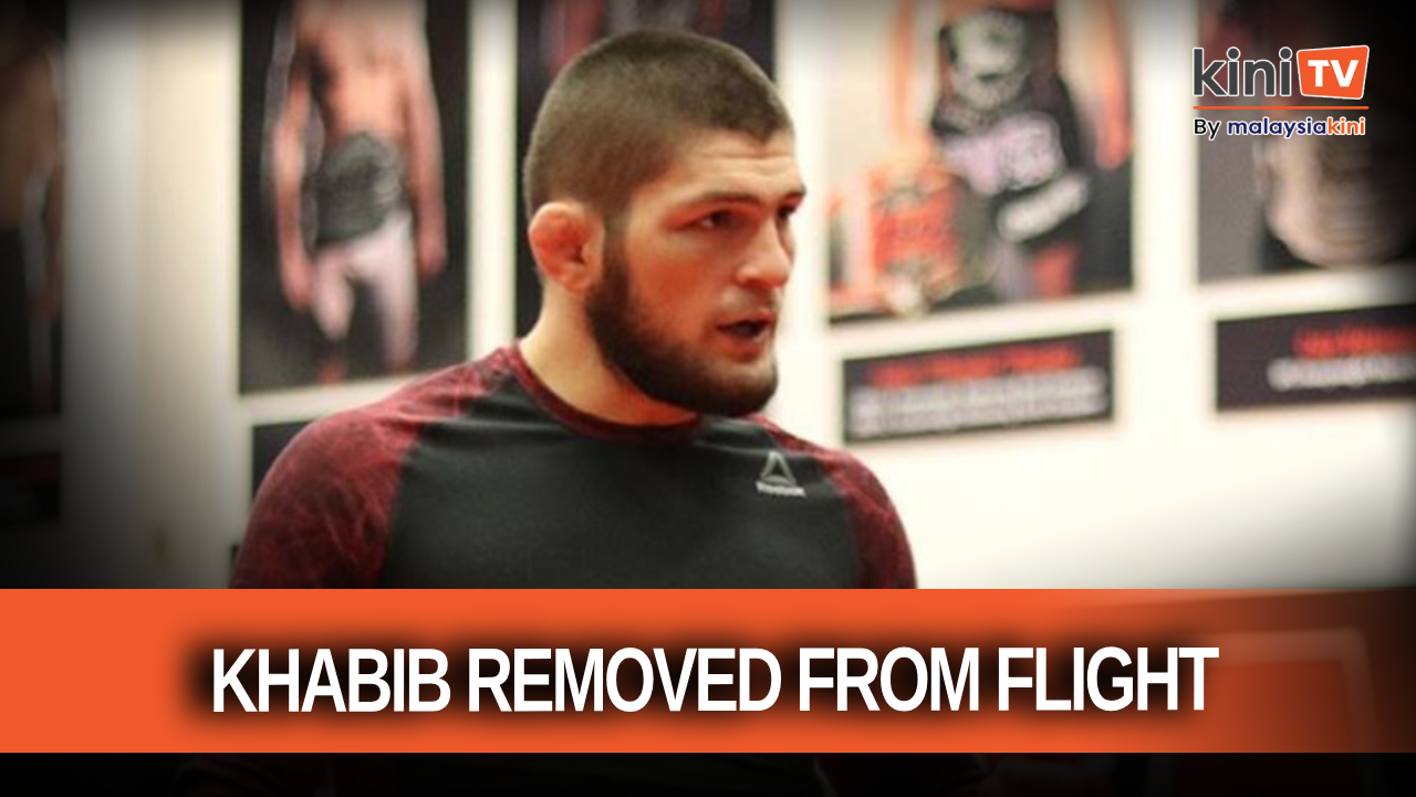 [Video] Khabib Nurmagomedov removed from flight after dispute with airline staff