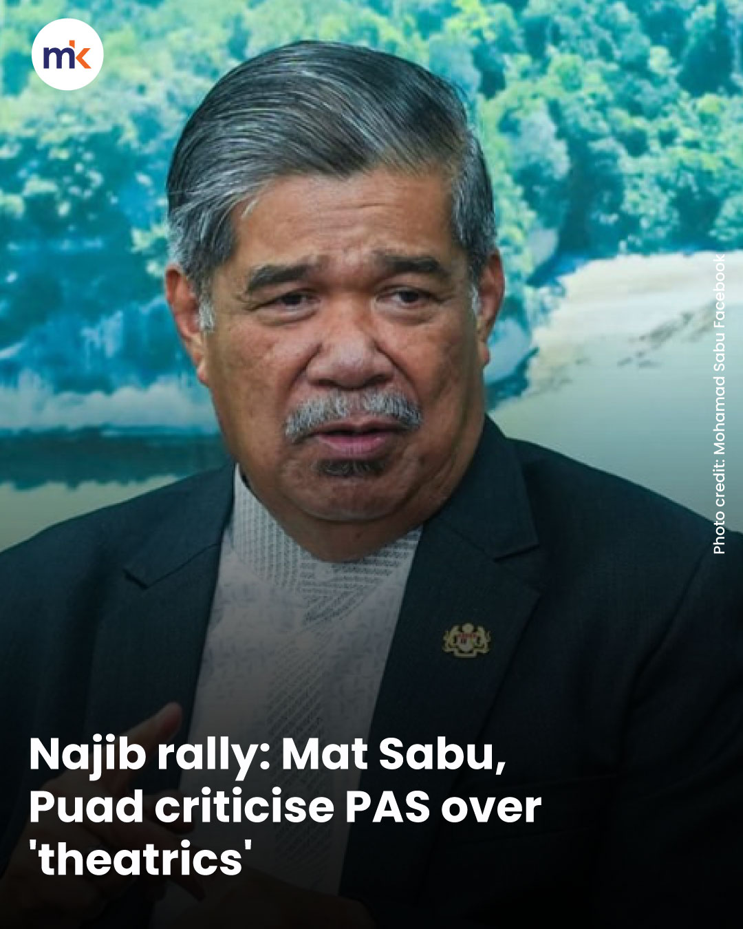 Najib rally: Mat Sabu, Puad criticise PAS over 'theatrics'