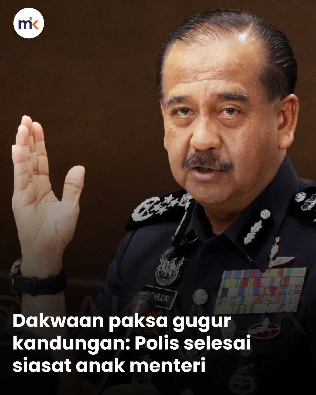 Dakwaan paksa gugur kandungan: Polis selesai siasat anak menteri