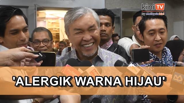 'Saya alergik warna hijau, tak akan wujud' - Zahid