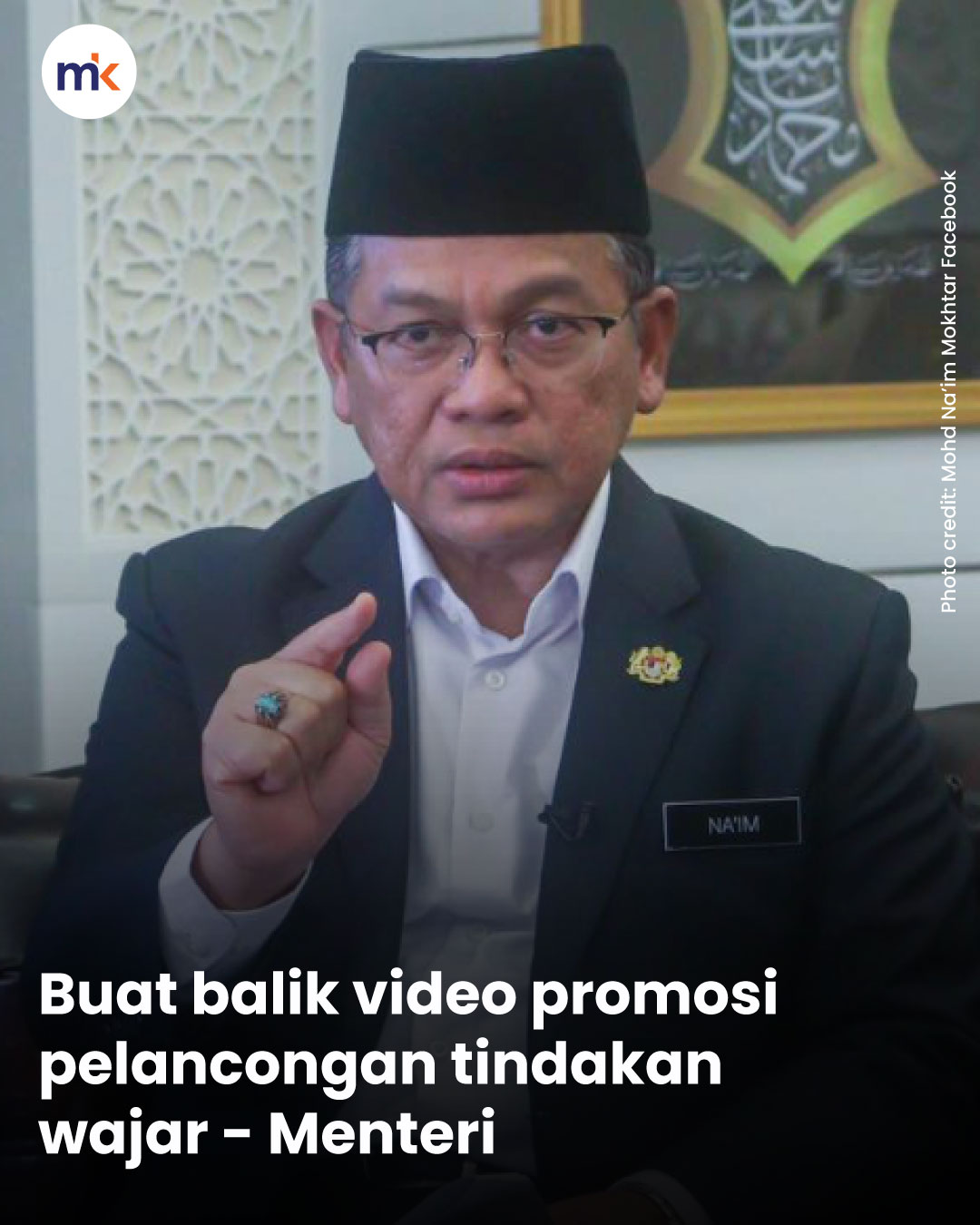 Buat balik video promosi pelancongan tindakan wajar - Menteri