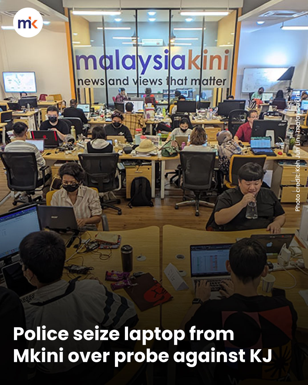 Police seize laptop from Mkini over probe against KJ
