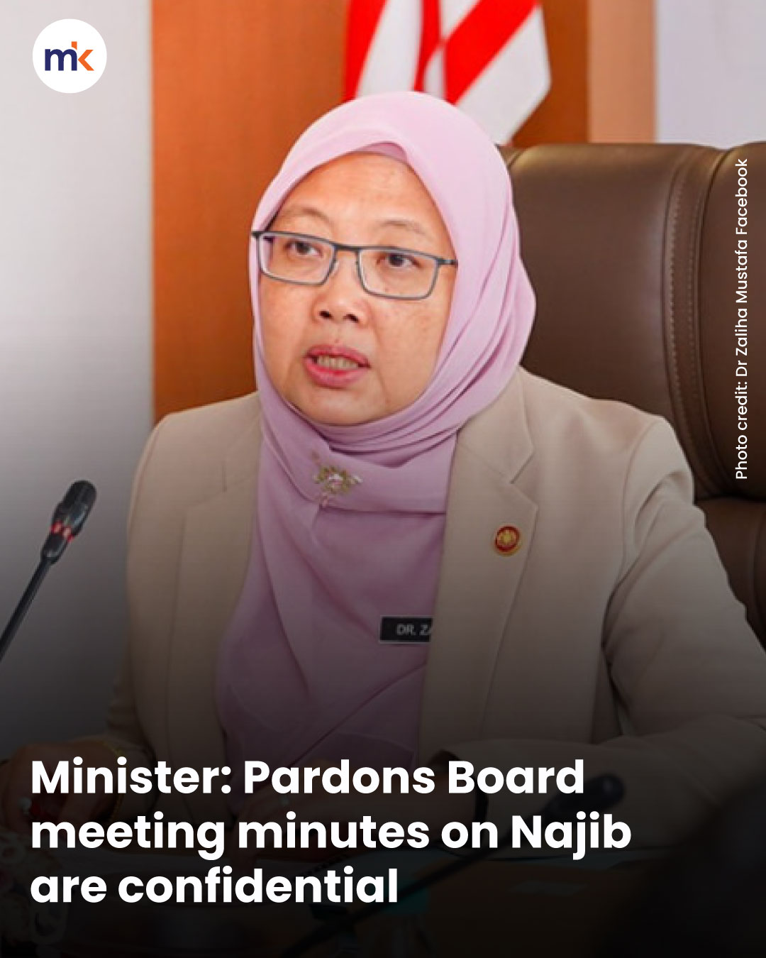 Minister: Pardons Board meeting minutes on Najib are confidential