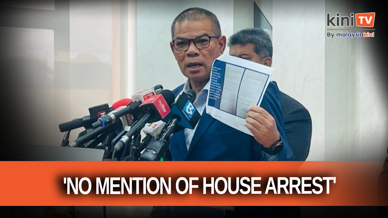 Saifuddin: There was mention of house arrest in letter to Prison Dept